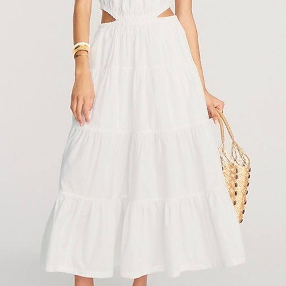 J crew Harbour Side Cutout Dress White XS - Picture 2 of 4